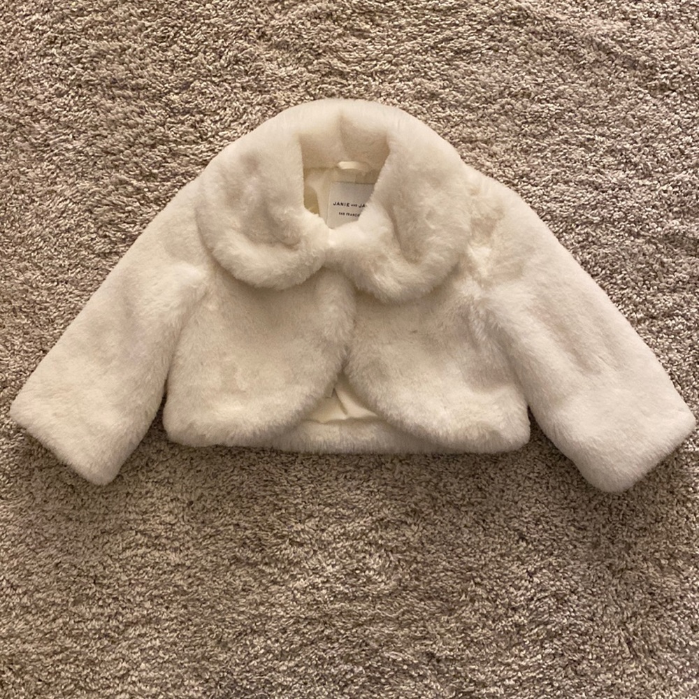 Janie and Jack Faux Fur 6-12 months